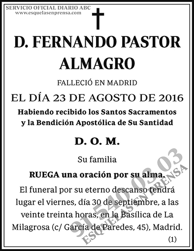 Fernando Pastor Almagro